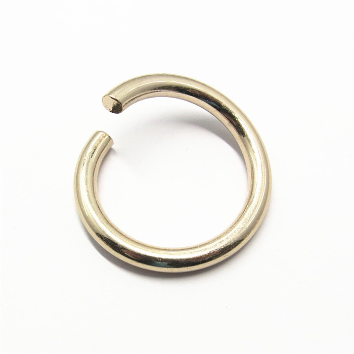 Metal Iron Gold Open Ring Pendant Part