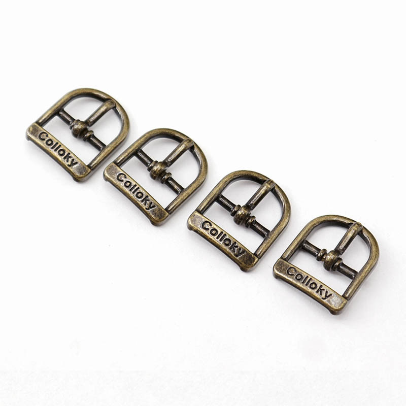 Rectangular Metal Single Prong Pin Shoes Buckles Roller Buckles Hardware Pin Buckle for Shoes Bags Leather Belt