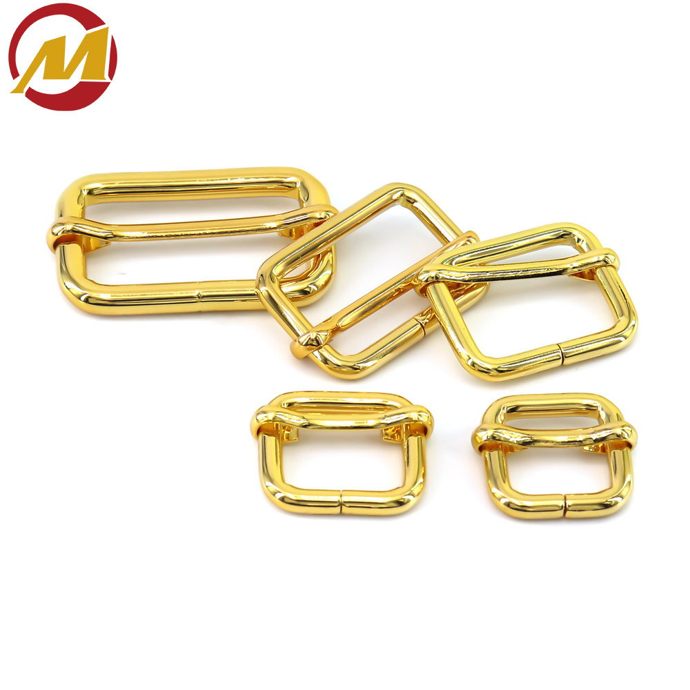 Metal Slides Tri-Glides Wire-Formed Roller Pin Buckles Slider Adjuster Bag Strap Accessories 15mm 20mm 25mm 32mm 38mm 50mm