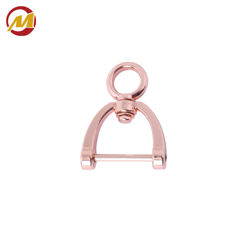 Convenient and fast 2pcs Detachable Snap Hook Swivel Clasp w/Screw Bar VT493 Bag Strap Hardware Replacement