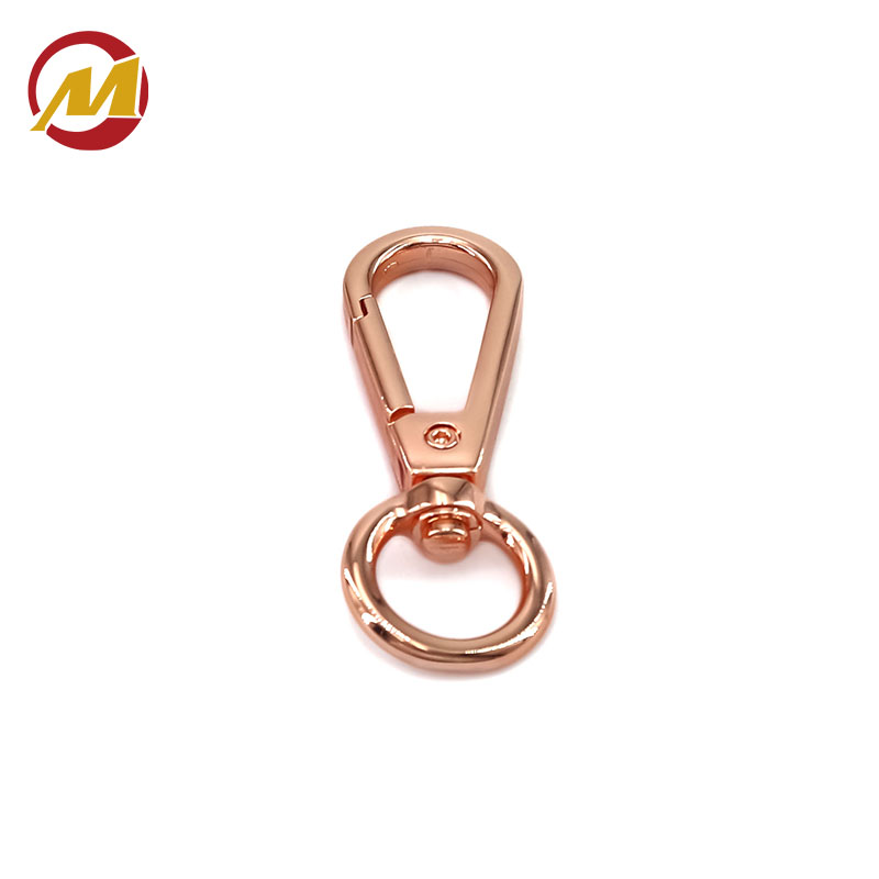 Rose Gold Metal Snap Bag Hook Buckle